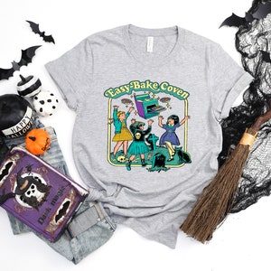 Easy Bake Coven 90-tals skräckfilmsfantröja, Halloween-hoodie, läskig Halloween-tröja, häxiga vibbar-hoodie, läskig säsongspresent bild 2