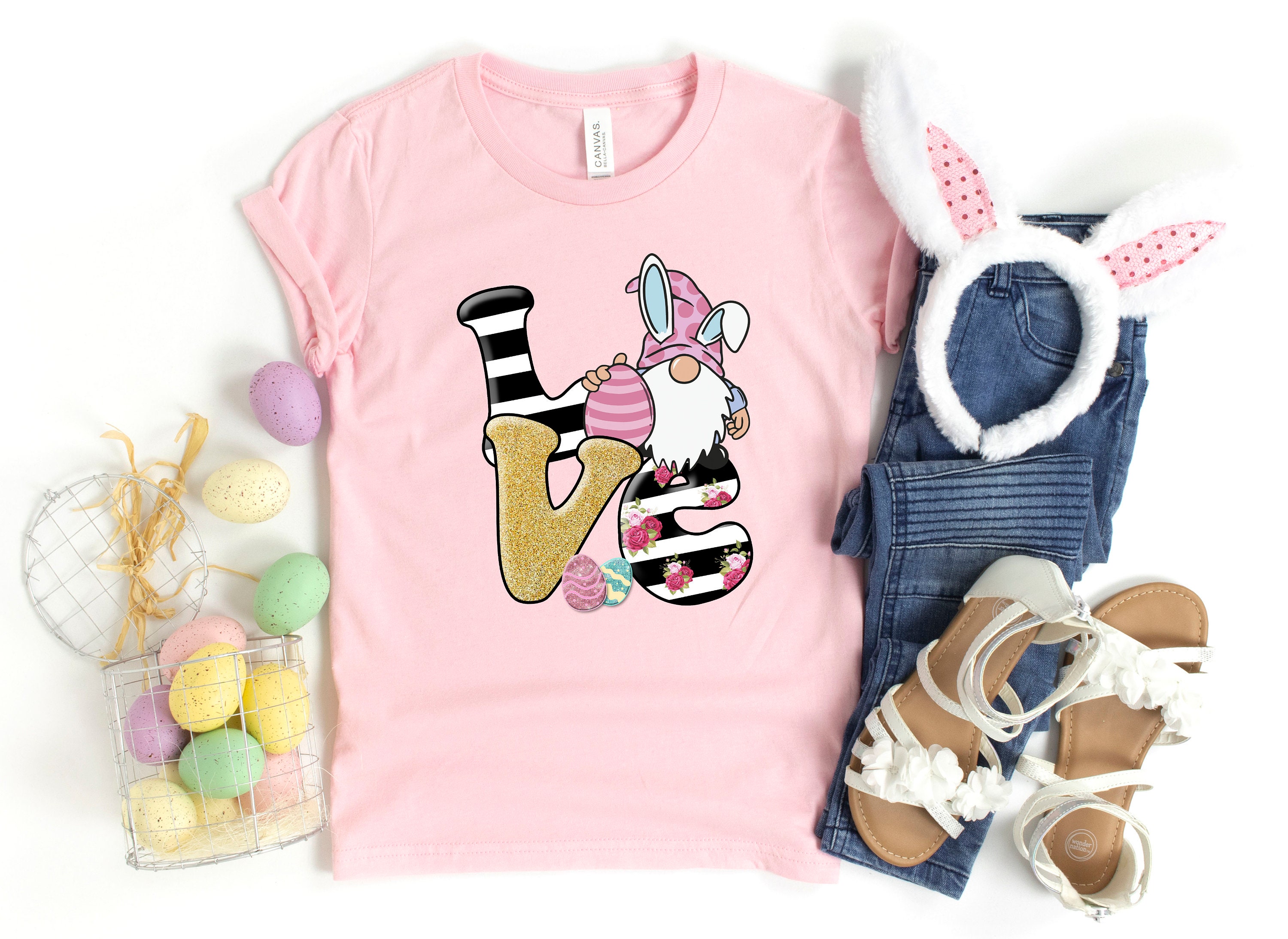 Discover Easter Shirt, Easter Gnome Shirt, Easter Bunny Shirt, Easter Love T-Shirt