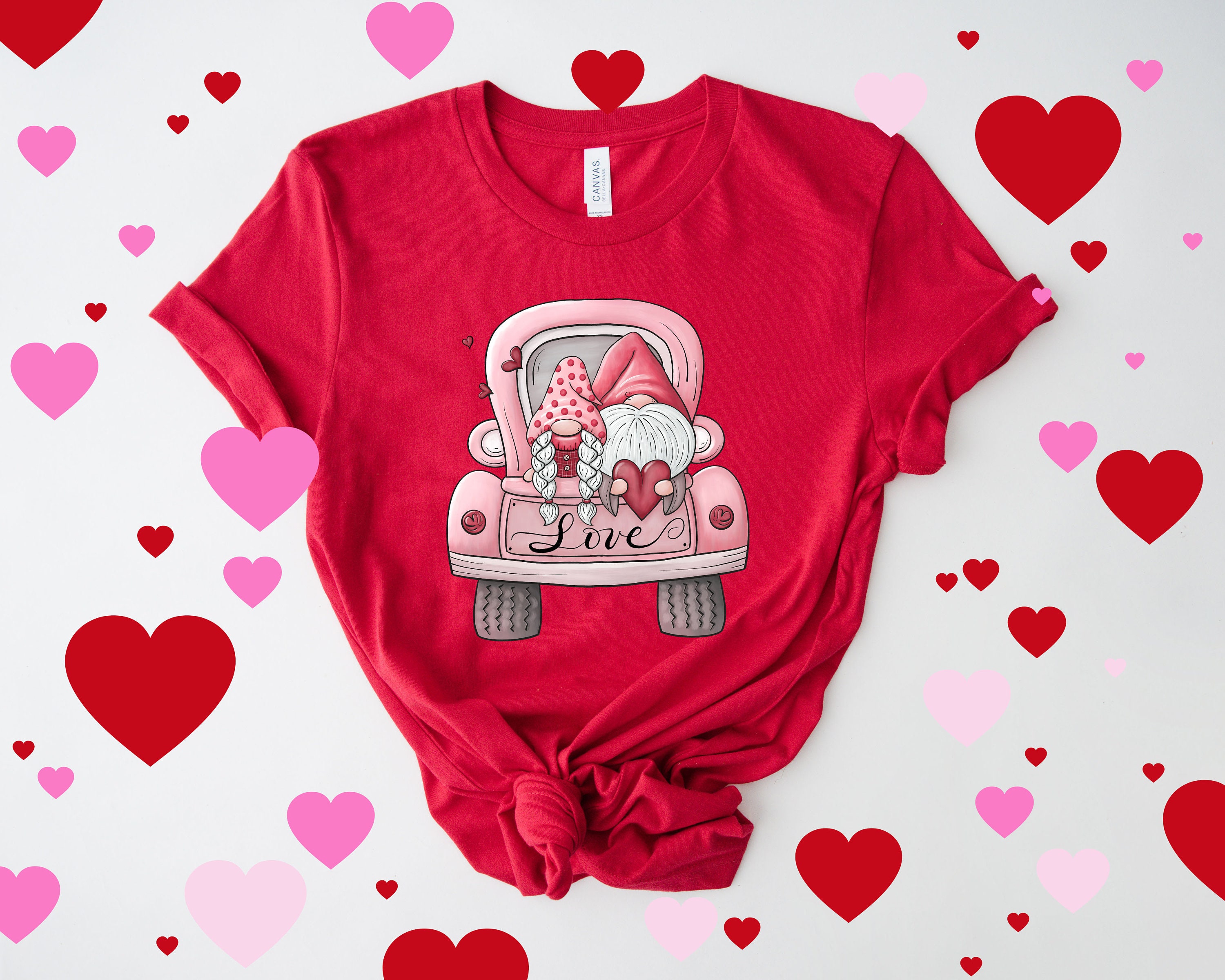 Discover Love Valentine Gnome Valentine, Valentine Gnome Buffalo Plaid Sweatshirt