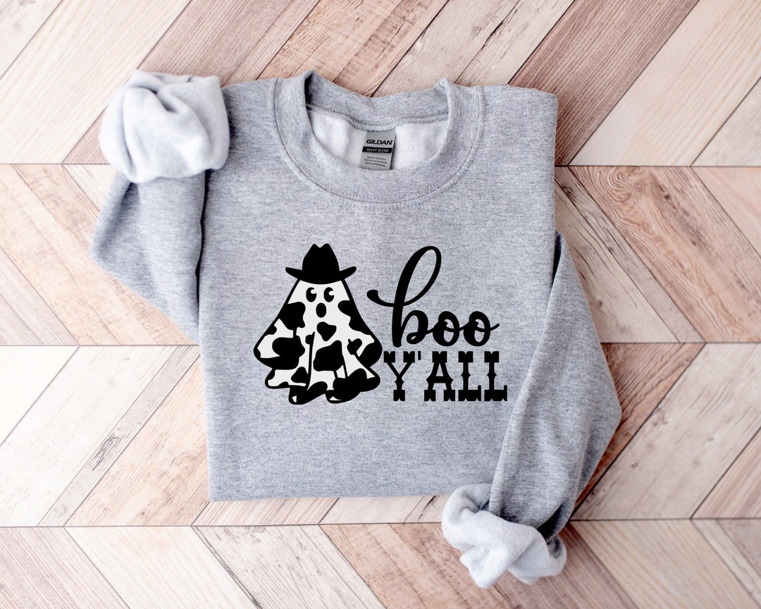 Boo Y'all ,boo You, Boo Shirt,halloween Sweatshirt,boo T-shirt ...