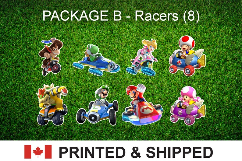 20 Tall Mario Kart Sign Set / Mario Kart cutout / High | Etsy