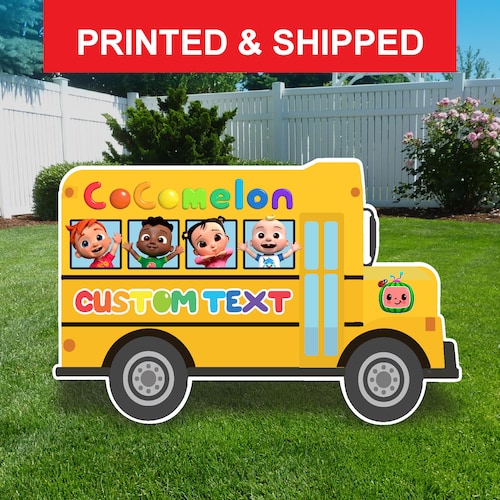 Bus Cardboard Cutout, 36in X 22in ubicaciondepersonas.cdmx