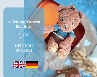 Häkelanleitung/ Crochet Pattern Lian the Bear (Available: German/ English) *Amigurumi*