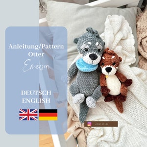 Crochet instructions/Crochet pattern Otter Emerson (Available: German/English) *Amigurumi*