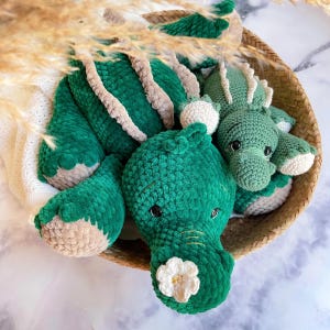 Crochet Pattern Crocodile – Amigurumi PDF – Crochet Pattern Crocodile Marlo DE/EN