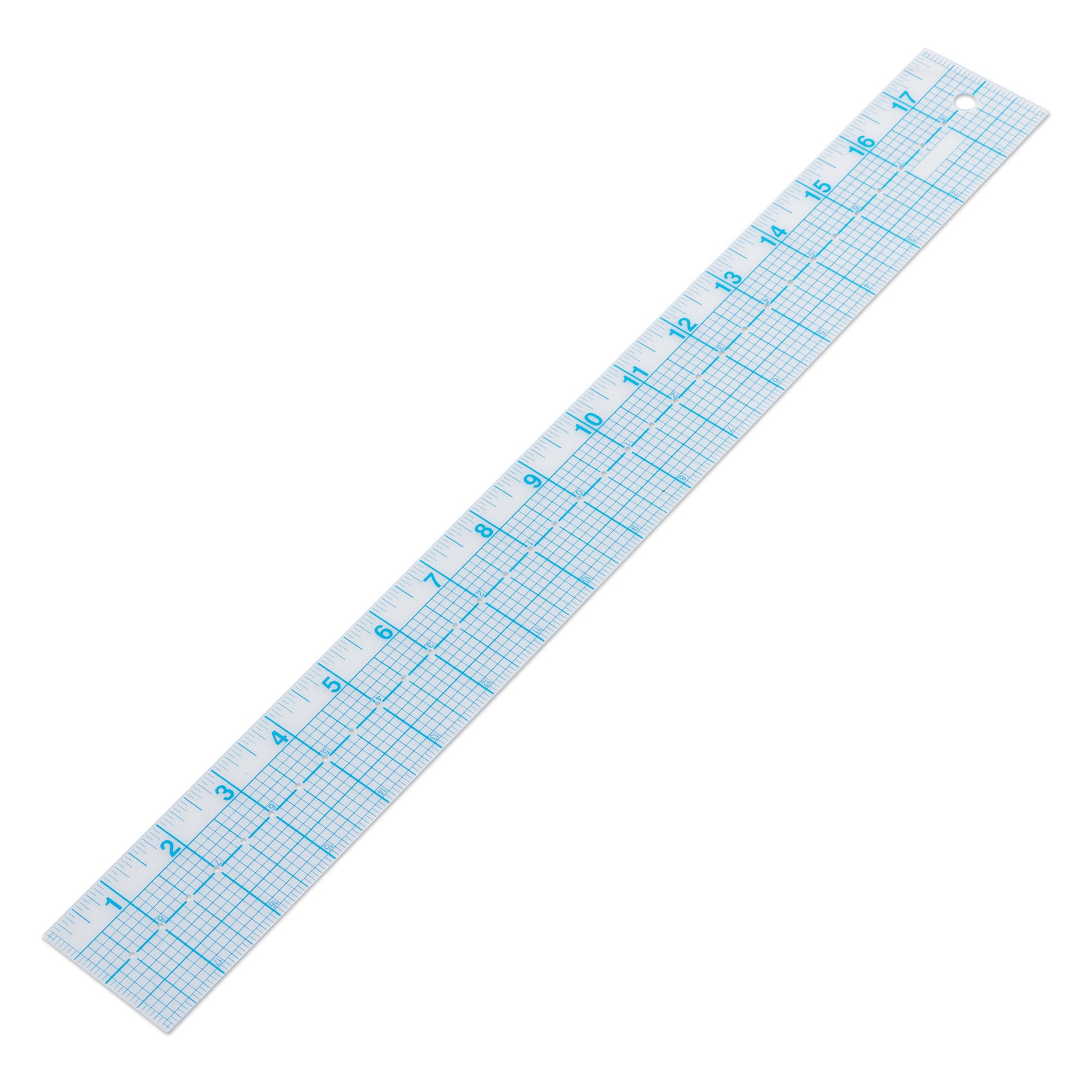  Fiskars Sewing Ruler - 6 x 24 Acrylic Ruler - Sewing and Quilting  Ruler with Gridlines - Arts and Craft Supplies - Clear/Red
