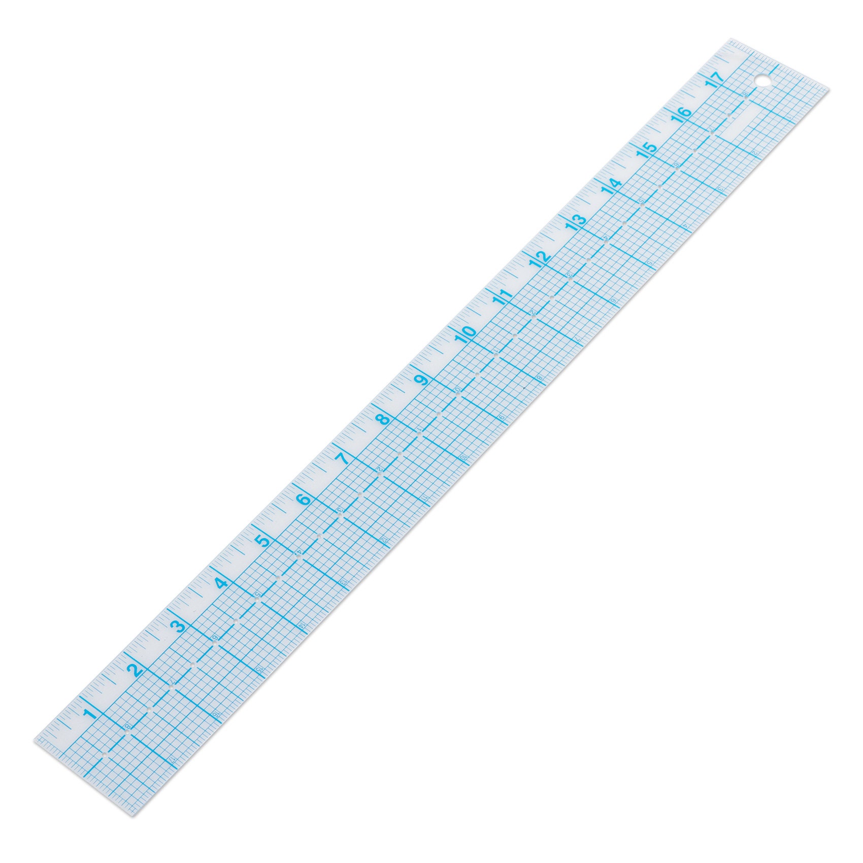 Seethru Accurate Positioning and Marking Sewing Clear Ruler 2 X 18