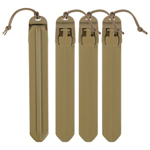 MOLLE Sticks, Set of 4, Plastic Clips for Attaching Gear to MOLLE Webbing