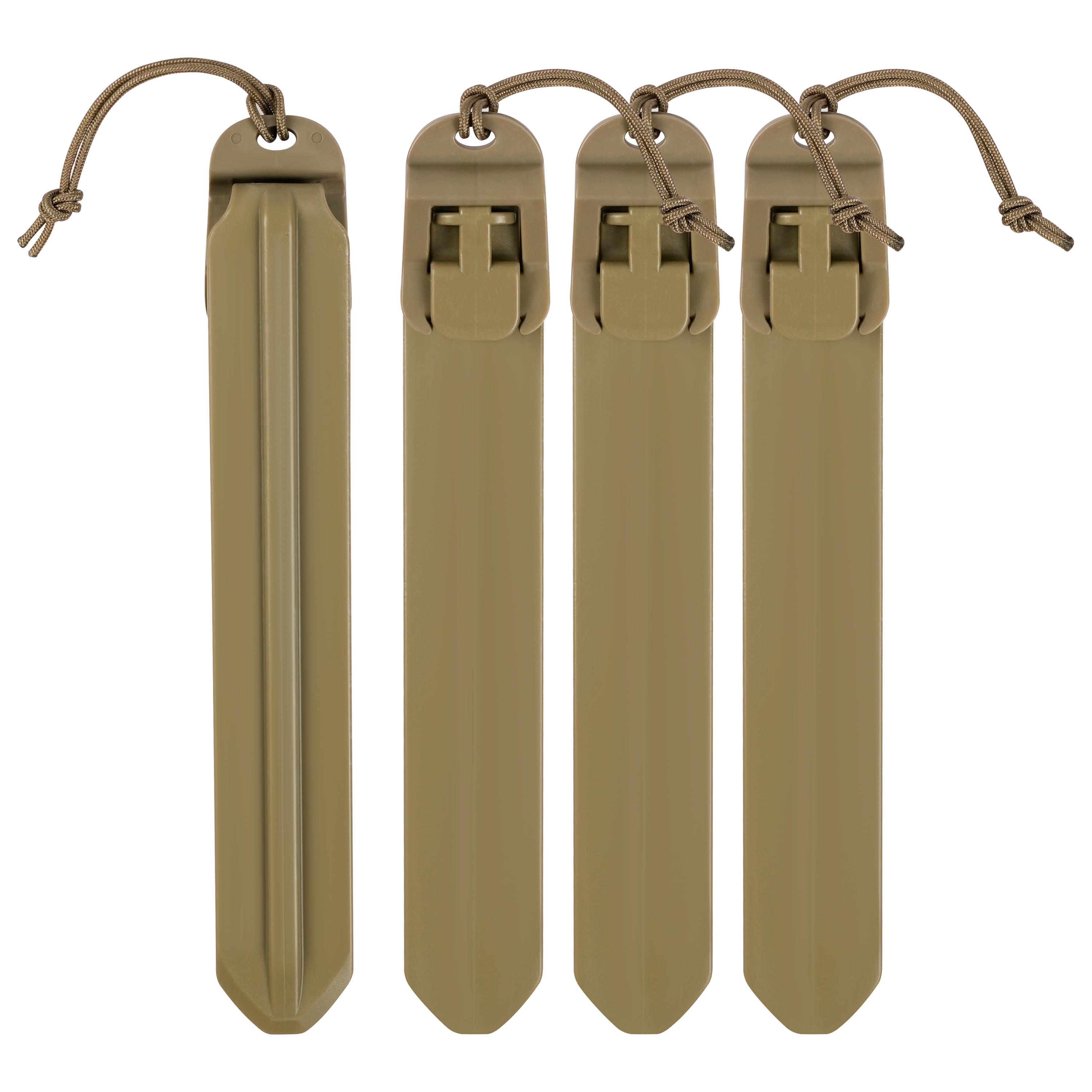 MOLLE Sticks, Set of 4, Plastic Clips for Attaching Gear to MOLLE Webbing