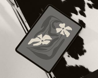 Botanisk iPad-bakgrund, minimalistisk låsskärm för surfplattor (digital nedladdning)