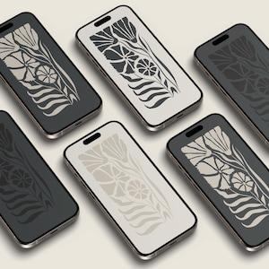 Sfondo ritagliato, sfondo estetico neutro per iPhone, sfondo minimalista per schermata iniziale e schermata di blocco, modalità chiaro + scuro, download immediato.
