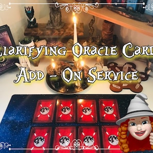 CLARIFYING ORACLE CARDS -  Add-On Service -  3 Cards Total!