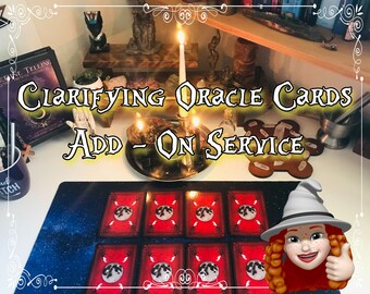 ORACOLO CHIARIFICANTE e/o TAROCCHI - Servizio aggiuntivo - 3 carte in totale!
