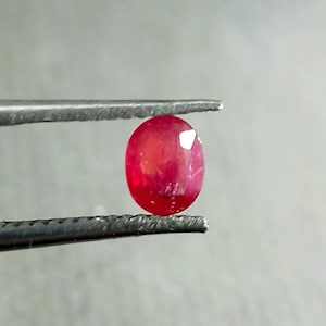 0.59ct burmesische Rubin, 100% natürlicher unbehandelter Edelstein