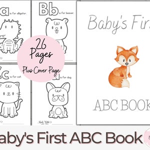 Baby&#39;s First ABC Book, ABC Book Baby Shower, Abc Book Baby, Abc Book Baby Shower Game, Alphabet Coloring Book, Baby Shower Coloring Pages