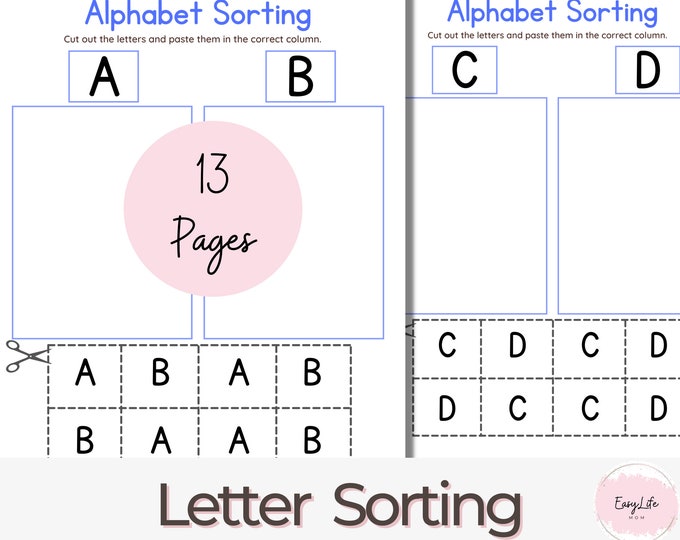 26 Printable Alphabet Letter Tracing Worksheets, Prek Worksheets ...