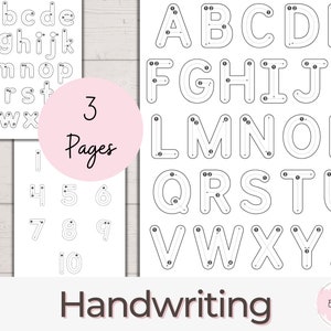Handwriting Worksheets, Preschool Activities, Kindergarten, PreK Worksheets, Preschool, Prewriting Tracing, Tracing Letter, Tracing Numbers