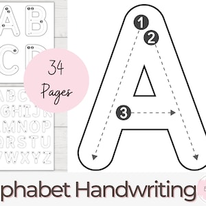 Preschool Handwriting Worksheets, Handwriting Practice, PreK Worksheets, Preschool, Prewriting Tracing, Tracing Practice