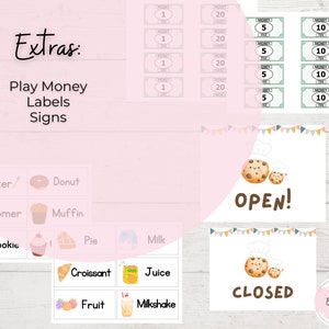 Pretend Play BAKERY, Printable Activity, Bakery Shop, Pretend Play ...
