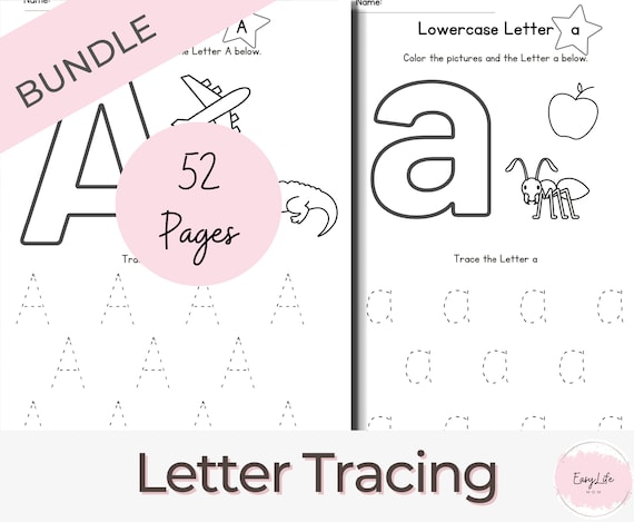 Letter Tracing Pages for Kids | Babies to Bookworms