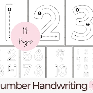 Preschool Handwriting Worksheets, Tracing Practice, PreK Worksheets, Preschool, Pre-writing Worksheets, Handwriting Practice
