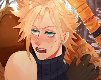 Impresión A4 de FFVII: Cloud Strife