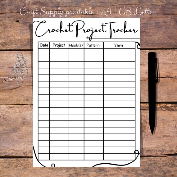 Prints PDF Digital Download Fiber Art Yarn Stash and Crochet/Knit