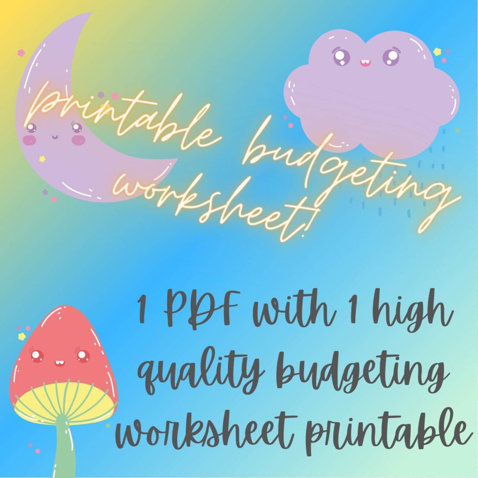 Complete Debt Overview Printable Worksheet | Instant Download - Etsy