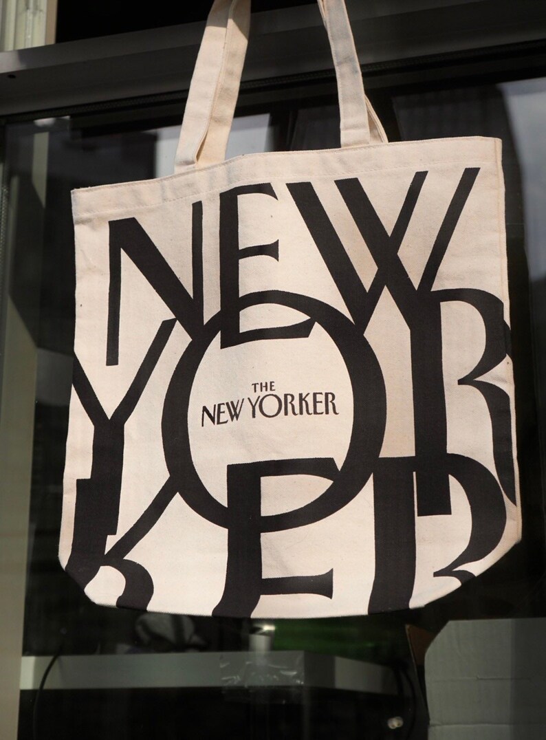 The New Yorker Tote Classic Etsy