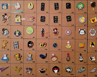 Individual Disney Trading Pins Board 2 -BUY 5, GET 2 FREE- read desc