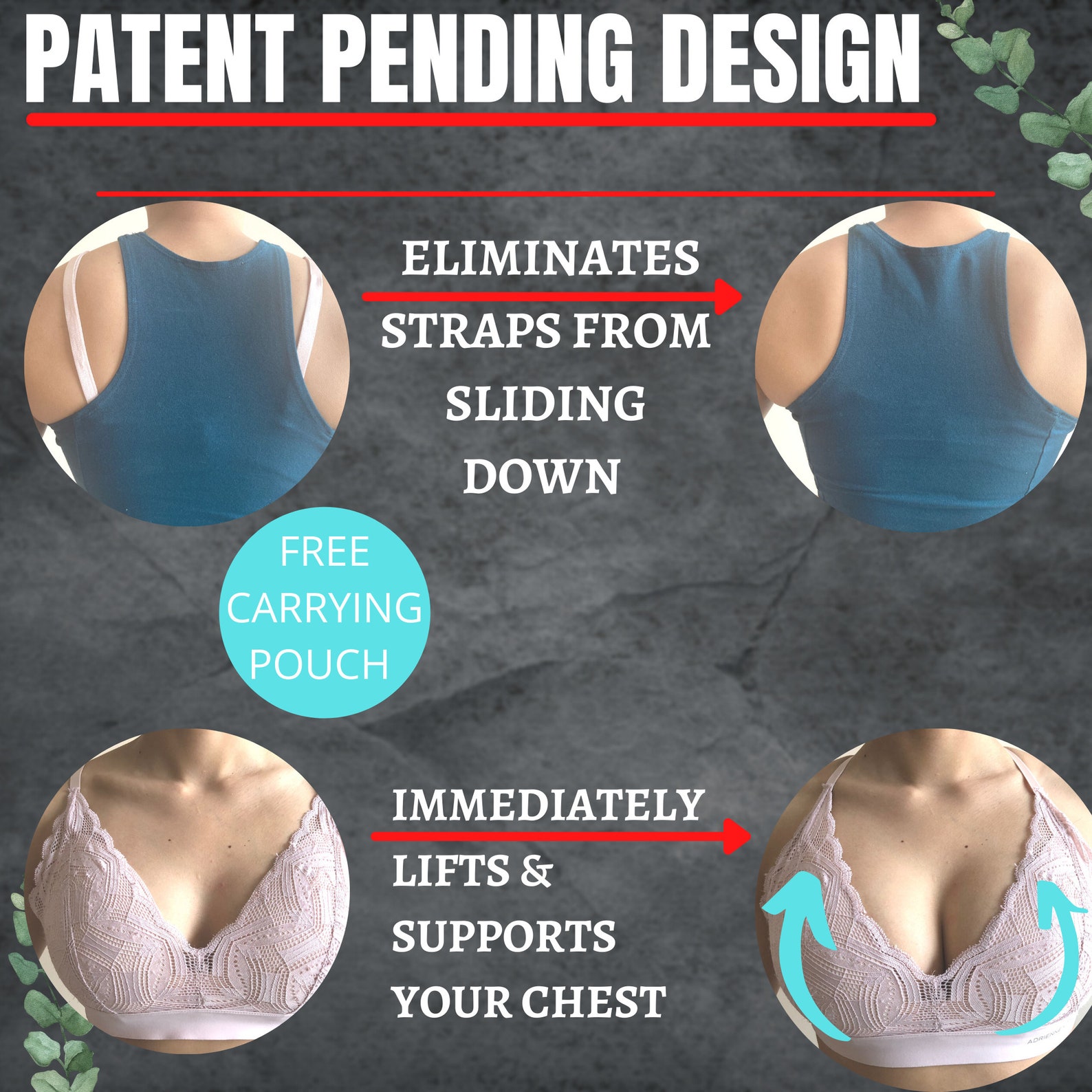 Bra Strap Clip Racerback Strap Holder Nonslip Cleavage Etsy