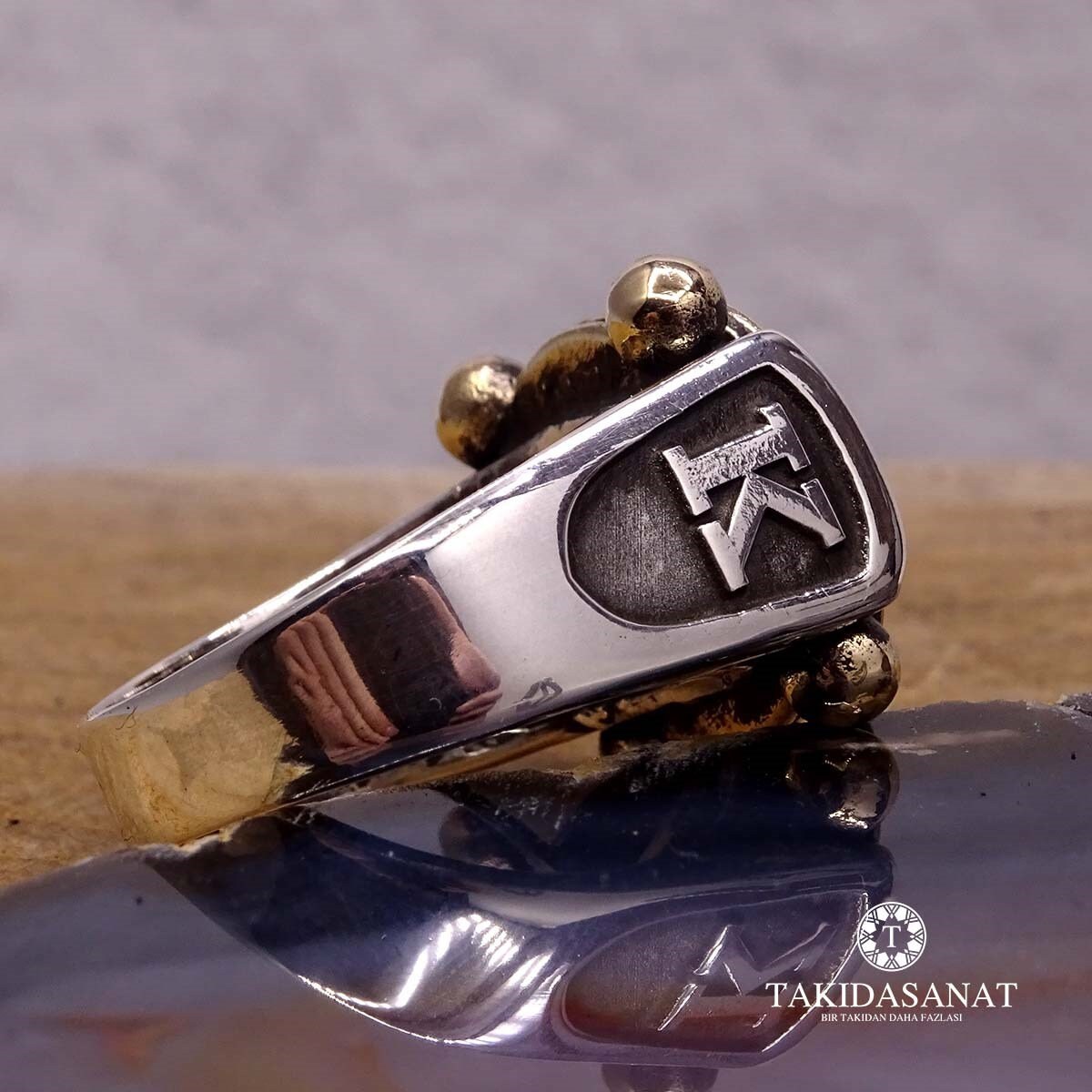 Personalization Police Crest Silver Ring, the Rose of Rufai, Special ...