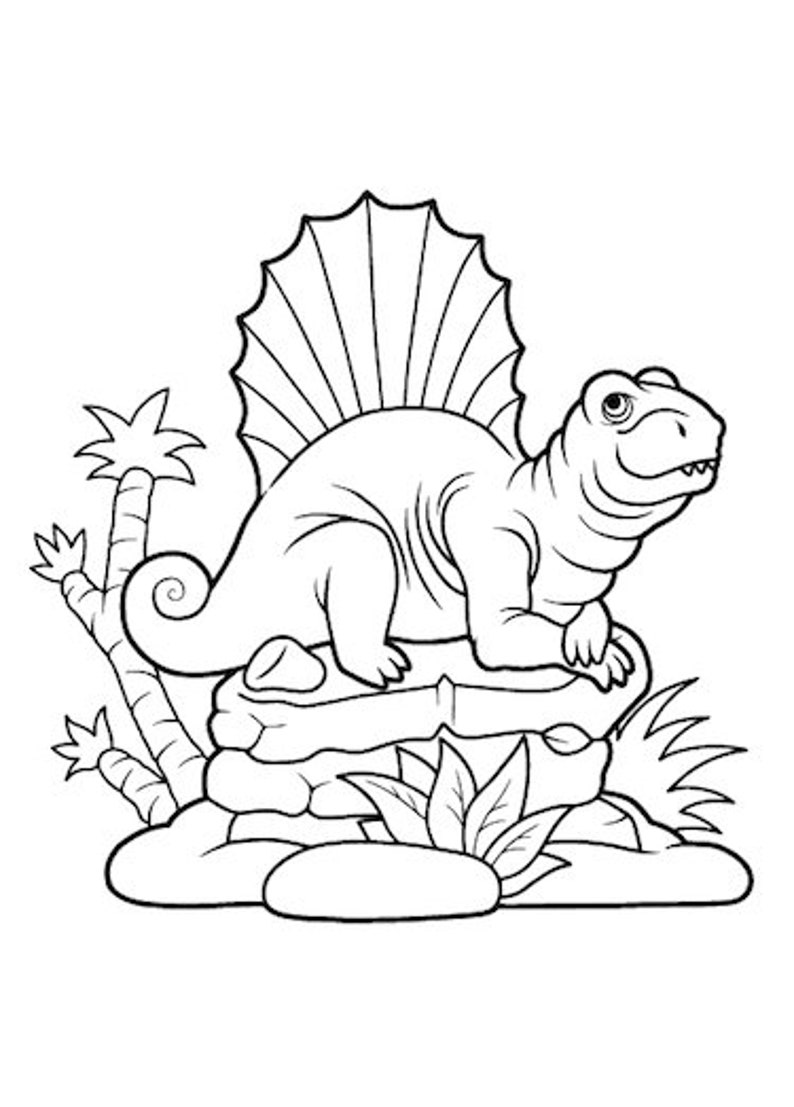 Dinosaur Roar 20 Printable Coloring in Pages. Instant Download. Fun