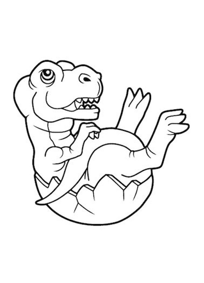 Dinosaur Roar 20 Printable Coloring in Pages. Instant Download. Fun