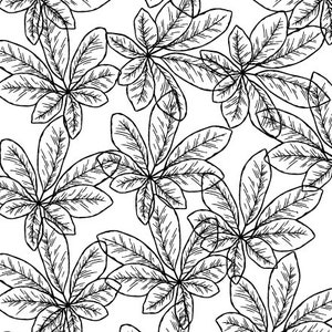 Printable leaf animal and flower design colouring in pages | Etsy