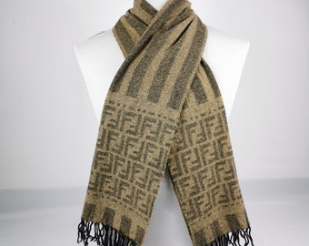 Fendi scarf muffler lambswool winter