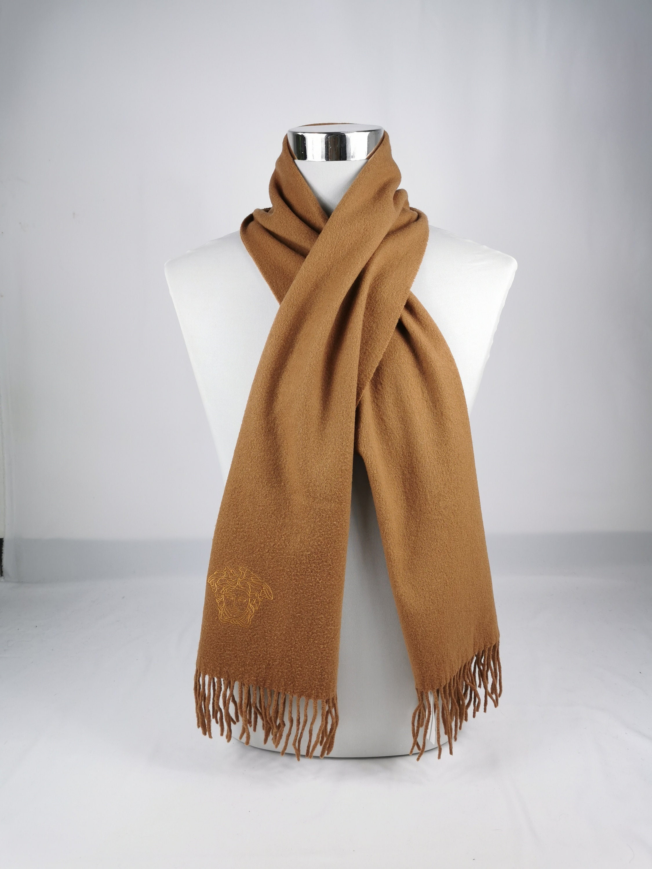 Versace Scarf Muffler Lambswool - Etsy