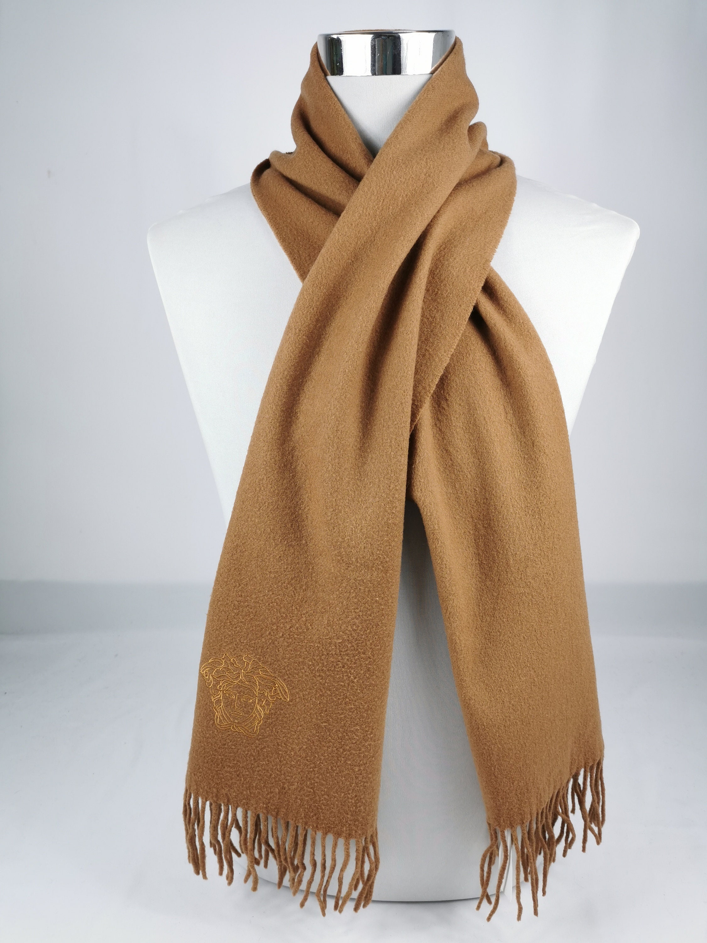 Versace Scarf Muffler Lambswool - Etsy
