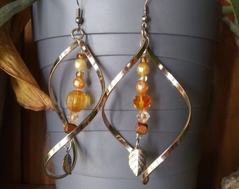 Fall Swirl Dangles