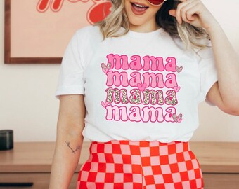 Mama Rock Star Graphic T-Shirt: Valentine's Day, Mother's Day