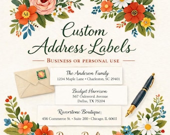 Custom Return Address Labels | Personalized Business & Home