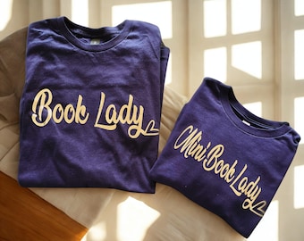 Book Lady Long Sleeve T-shirt: Book Lover  Tee