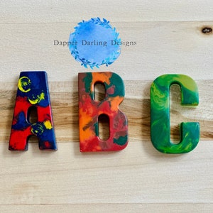 Custom Letter Crayons | Custom Name Crayons | Number Crayons | Birthday Gift | Stocking Stuffer | Party Favors | Gift Ideas