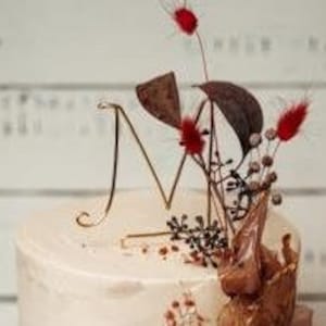Cake Topper Buchstabe