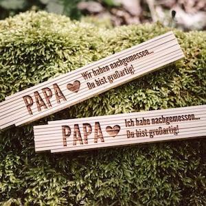 Vatertagsgeschenk, Geschenke für Männer, Papa Geburtstagsgeschenk, Zollstock Papa, Geschenk Papa, Bester Papa zdjęcie 1