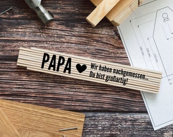 Zollstock Papa, Vatertagsgeschenk, Geschenke für Männer, Vatertag, Geschenk Papa, Zollstock, Opa Geschenk, Papa