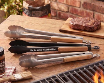 Grillzange personalisiert, Vatertagsgeschenk, Grillzange Papa, Papa Geschenk, Grillzange, Opa Geschenk, Vatertag, Männergeschenke
