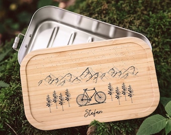 Geschenke für Männer, Fahrrad Geschenk, Brotdose Fahrrad, Vatertag, Lunchbox Mann, Männergeschenke, Fahrrad