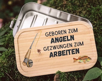 Angeln, Angler, Angeln Geschenk, Geschenke für Angler, Opa Geschenk, Fischer, Lunchbox Fisch