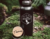 Wandern, Berge, Trinkflasche Berge, Trinkflasche Personalisiert, Geschenke Für Männer, Trinkflasche Personalisiert